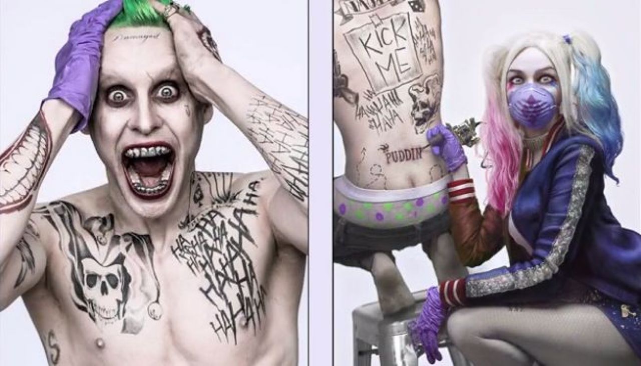 Wspólne zdjęcie Jokera i Harley Quinn z „Suicide Squad” to sprytny fanart