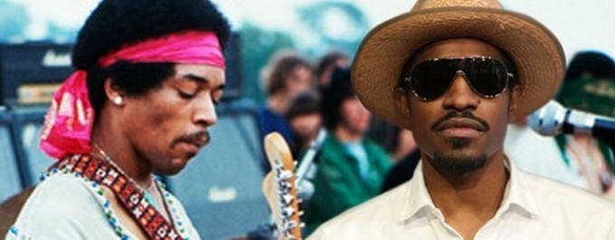 Muzyk z Outkast jako Jimi Hendrix – zdjęcia