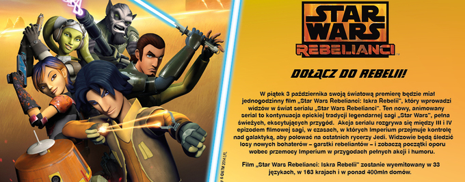 Polska data premiery serialu „Star Wars Rebelianci”