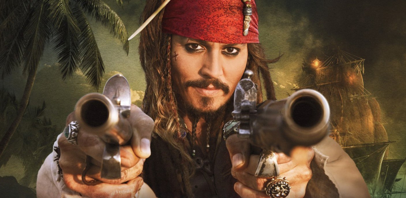 Piraci z Karaibów - Johnny Depp jako Jack Sparrow - zdjęcie