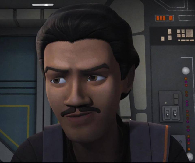 Lando Calrissian z serialu „Star Wars Rebelianci”