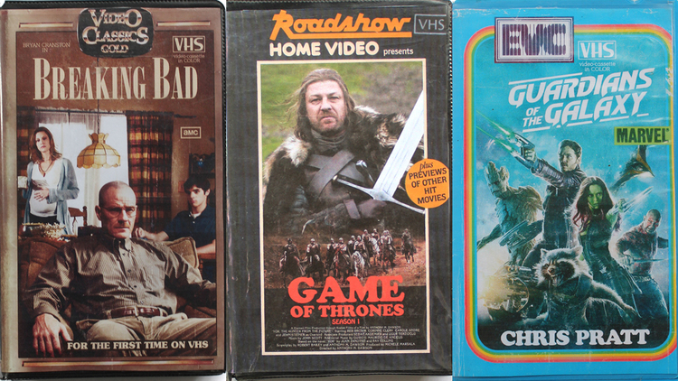 „Breaking Bad”, „Gra o Tron”, „Strażnicy Galaktyki” i inne produkcje w wersji VHS! Zobacz zdjęcia