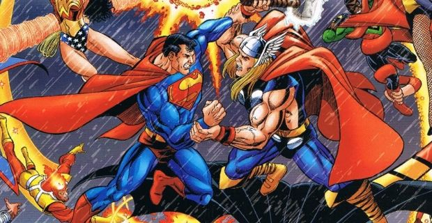Superman-Thor-DC-Marvel-Crossover