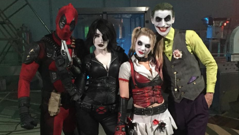 Joker i Harley Quinn kontra Deadpool i Domino – obejrzyj widowiskowy pojedynek