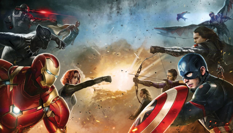 Strona konfliktu z „Captain America: Civil War” – grafika