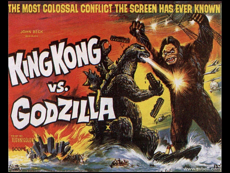 Godzilla kontra King Kong - plakat filmu
