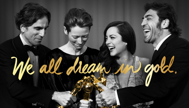 Plakat reklamujący rozdanie Oscarów
