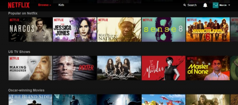 Netflix - grafika główna