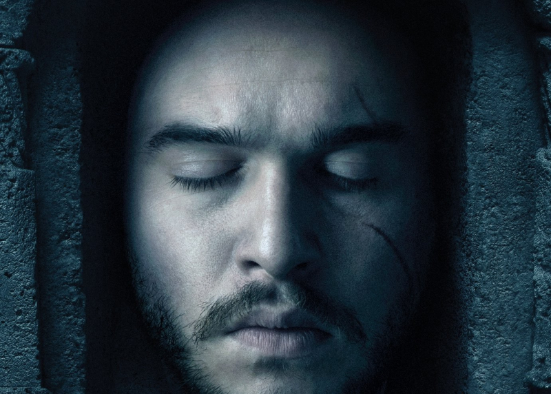 Jon Snow na plakacie Gry o tron