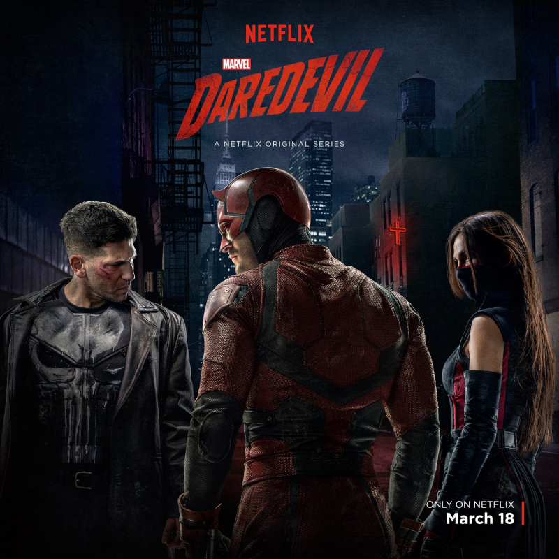 Punisher - Daredevil - plakat 2. sezonu