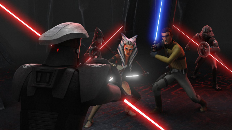 Star Wars Rebelianci - zdjęcie z finału 2. sezonu