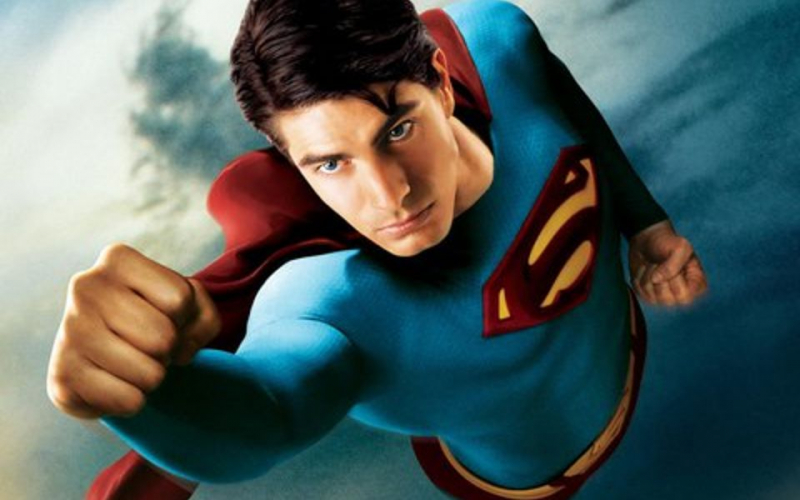 Arrowverse - Brandon Routh jako Superman z Przyjdź Królestwo. Szkic koncepcyjny