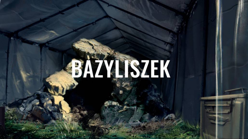 Bazyliszek - październik 2016 - grafika - Legendy Polskie