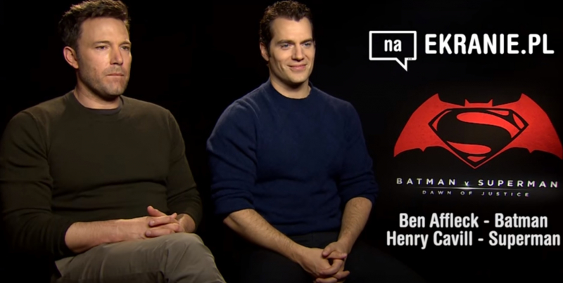 Ben Affleck i Henry Cavill dla naEKRANIE.pl – obejrzyj wywiad z gwiazdami Batman v Superman