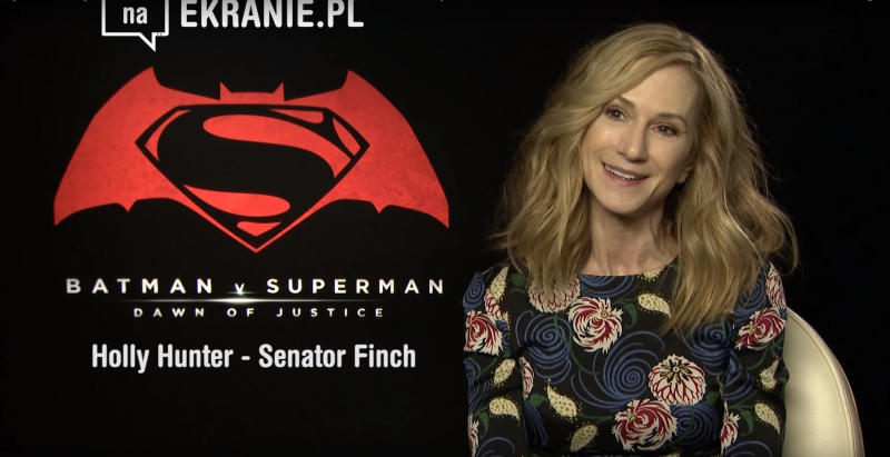 Holly Hunter dla naEKRANIE.pl – obejrzyj wywiad z senator Finch z Batman v Superman