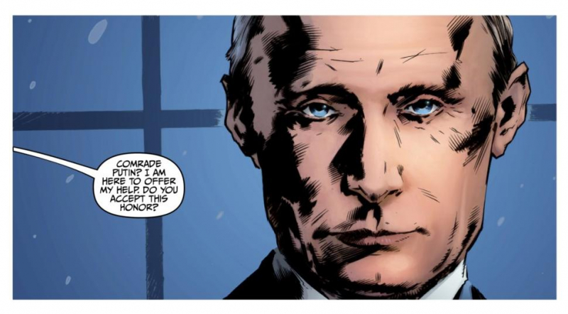 Władimir Putin w amerykańskim komiksie Divinity