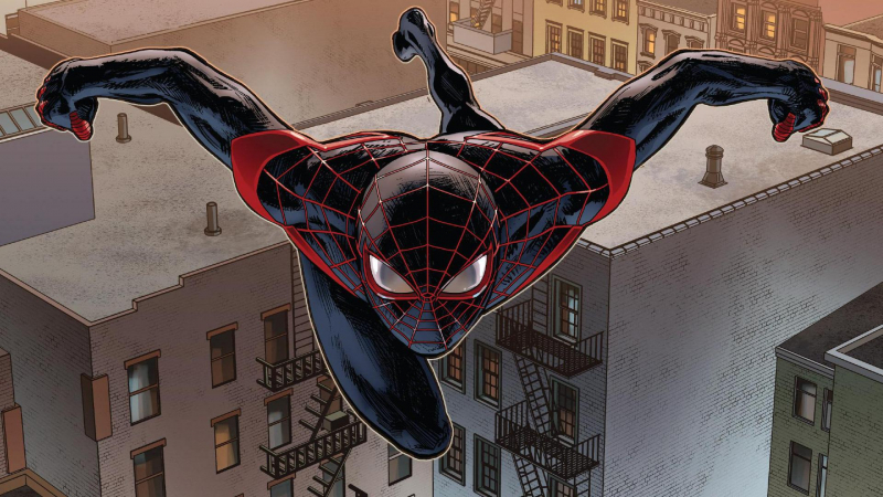 Spider-Man - Miles Morales - grafika z komiksów