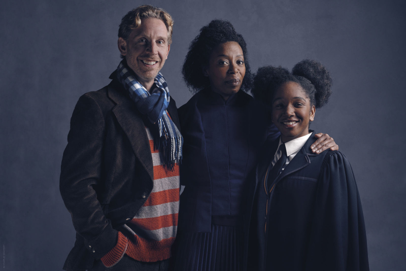 Hermiona, Ron i Rose z Harry Potter and the Cursed Child