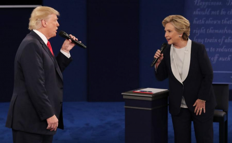 Trump vs. Clinton – debata prezydencka jako horror. Zabawne wideo