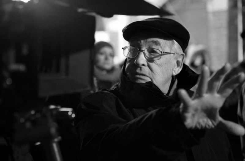 Andrzej Wajda - zdjęcie polskiego reżysera z planu filmowego