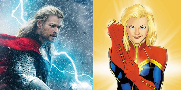 Kapitan Marvel Thor - komiks, zdjęcie
