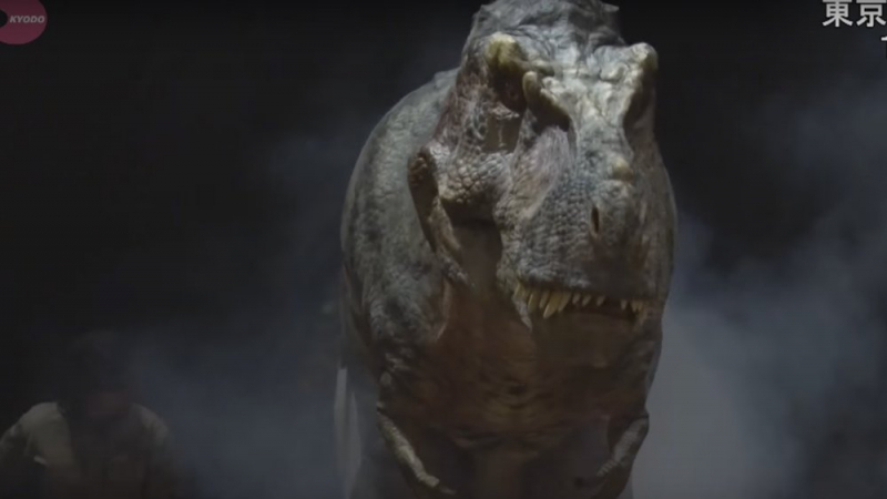 Dinozaur z Japoniii - park Dino-A-Live