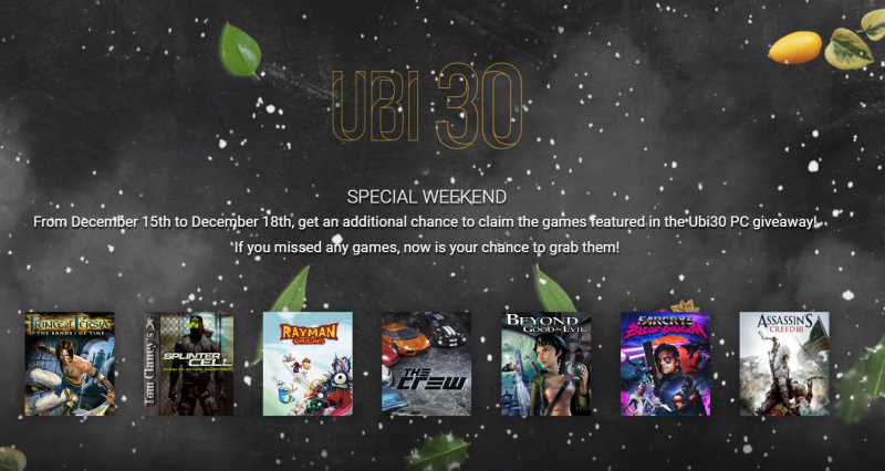 Wszystkie gry z promocji UBI30 ponownie dostępne za darmo