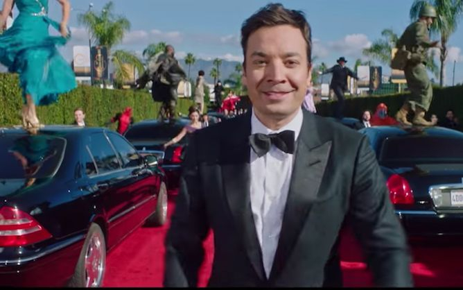 Jimmy Fallon - otwarcie Złotych Globów 2017