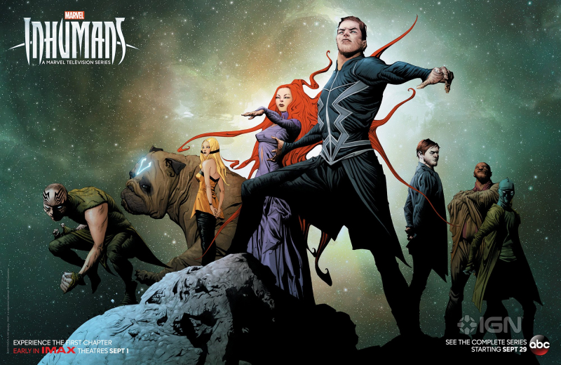 Marvel Inhumans - plakat SDCC 2017