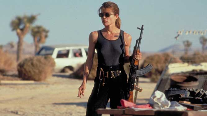Linda Hamilton na planie Terminatora 6. Zobacz zdjęcia