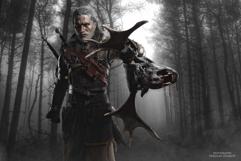 Alex Wolf jako Geralt z Rivii