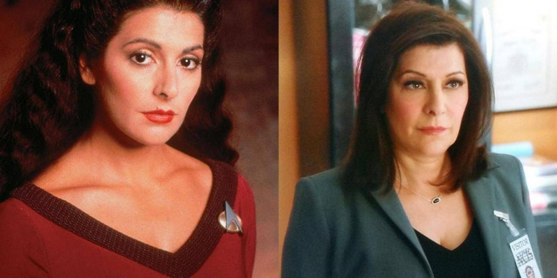 Marina Sirtis (Deanna Troi) – aktorka cały czas występuje w epizodycznych rolach w filmach i serialach. Przeważnie są to tytuły na rynek telewizyjny lub DVD. Największa rola to trzy odcinki Agentów NCIS