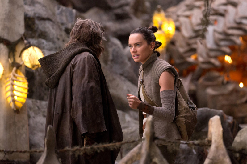 Luke i Rey - Gwiezdne Wojny: ostatni Jedi