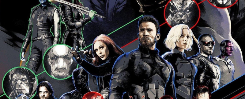 Avengers: Wojna bez granic - fragment plakatu