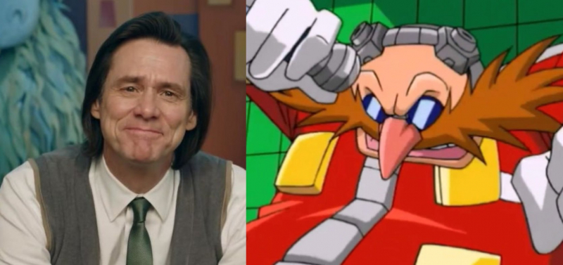 Jim Carrey jako Doktor Robotnik w filmie Sonic the Hedgehog Movie