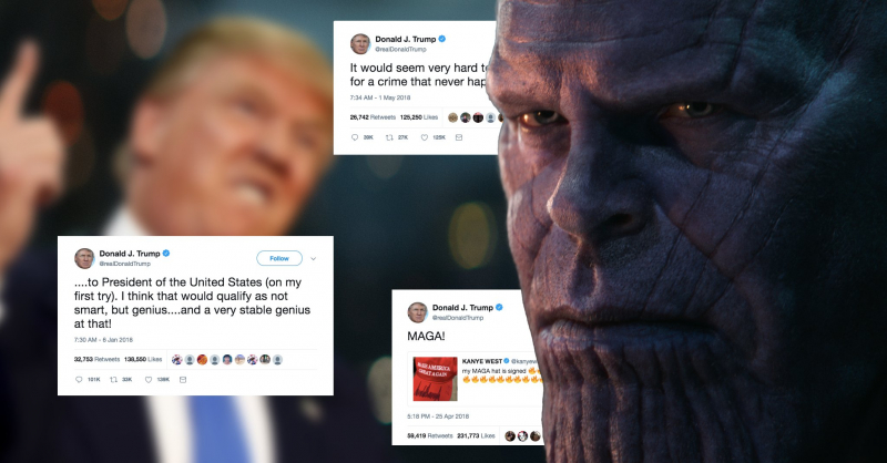 Josh Brolin czyta tweety Donalda Trumpa jako Thanos – obejrzyj wideo