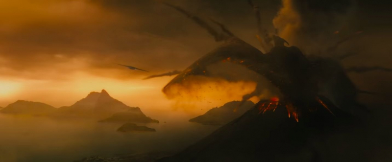 [SDCC 2018] Król Ghidorah walczy z Godzillą. Kapitalny plakat filmu Godzilla: Król Potworów
