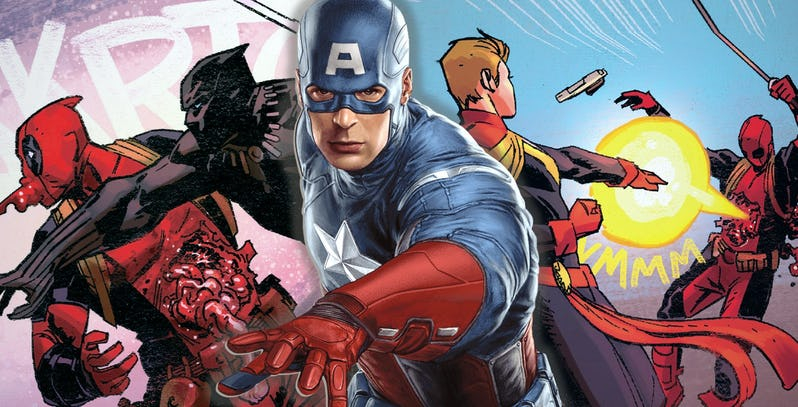 Avengers w komiksie pobili Deadpoola. Krew lała się strumieniami