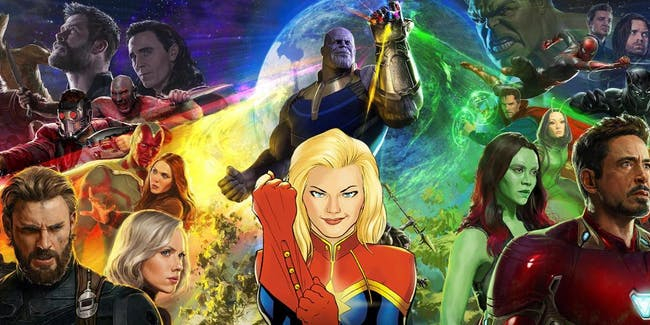 Kapitan Marvel - Avengers: Wojna bez granic