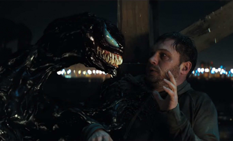 Venom – Tom Hardy podkładał głos symbiontowi, a na planie rozmawiał sam ze sobą