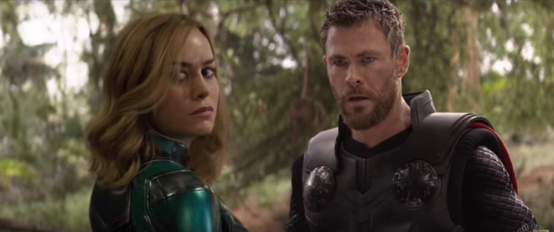 Captain Marvel i Thor - Avengers: Wojna bez granic