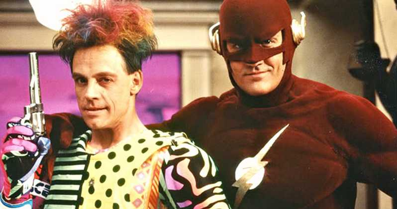 Mark Hamill i John Wesley Shipp zza kulis serialu The Flash. Zobacz zdjęcia