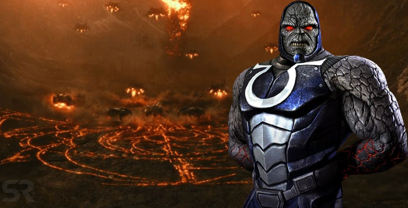 Liga Sprawiedliwości – ta grafika pokazuje, jak Darkseid walczy na Ziemi
