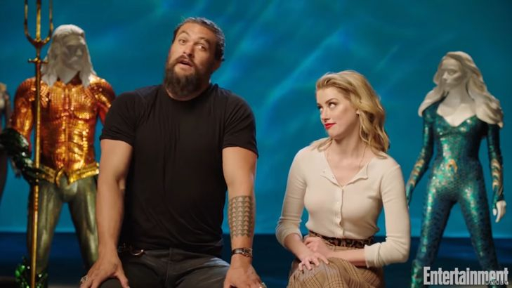 Aquaman - Jason Momoa i Amber Heard