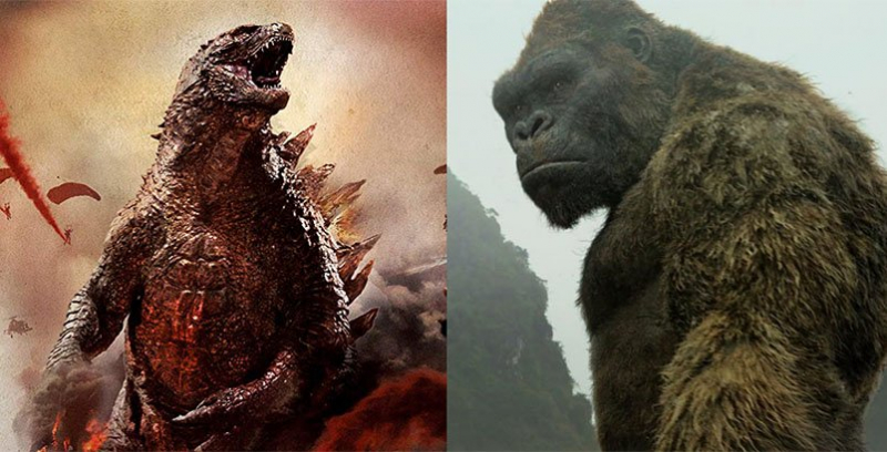 Godzilla vs Kong – szkic koncepcyjny. King Kong w rozmiarze Króla Potworów