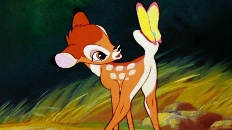 Kłusownik za karę będzie oglądał animację Bambi Disneya