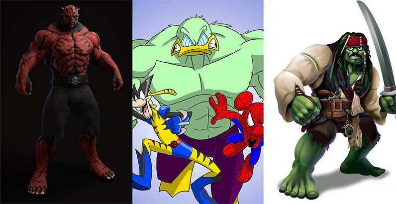Hulk jako ikony popkultury