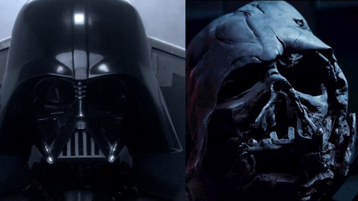 Darth Vader dawniej i dziś