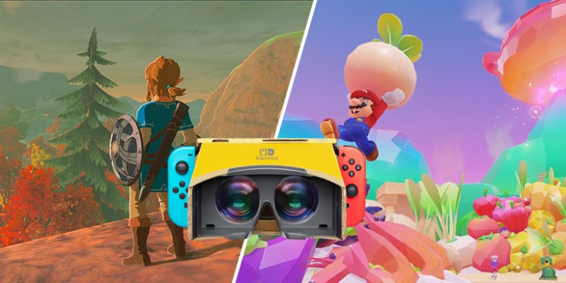 Super Mario Odyssey i Breath of the Wild otrzymają wsparcie dla kartonowego VR