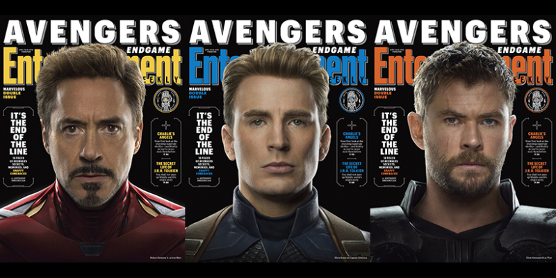 Avengers: Koniec gry - okładki Entertainment Weekly
